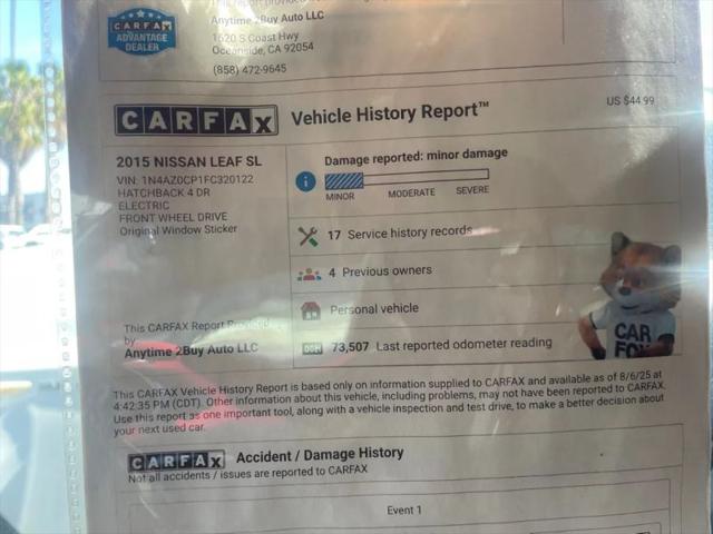 2015 Nissan LEAF SL