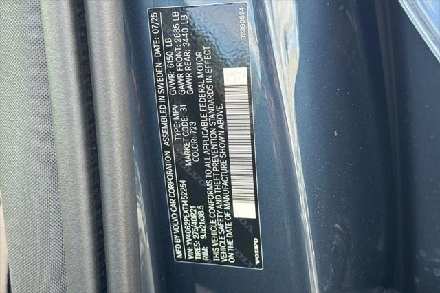 2026 Volvo XC90 Plus, B6 AWD Gas (mild hybrid), Gasoline, Bright, 7 Seats