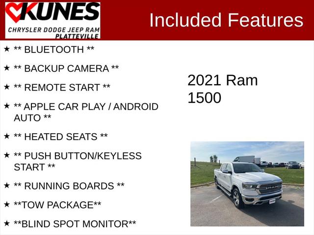 2021 RAM 1500 Laramie Crew Cab 4x4 57 Box 2021 RAM 1500 Laramie Crew Cab 4x4 57 Box