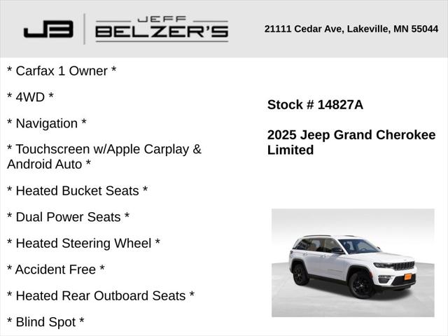 2025 Jeep Grand Cherokee Limited 4x4 2025 Jeep Grand Cherokee Limited 4x4