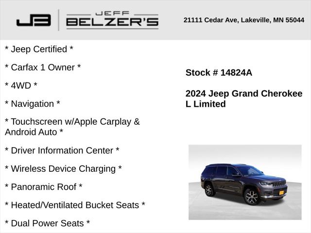 2024 Jeep Grand Cherokee L Limited 4x4 2024 Jeep Grand Cherokee L Limited 4x4