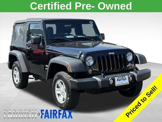 2015 Jeep Wrangler Sport 2015 Jeep Wrangler Sport