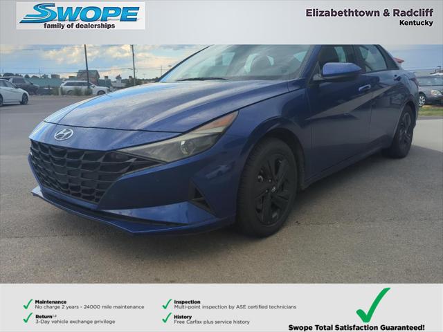 2023 Hyundai Elantra Hybrid Blue