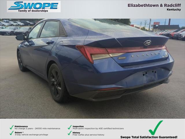 2023 Hyundai Elantra Hybrid Blue