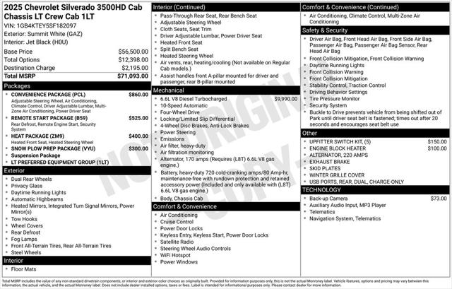 2025 Chevrolet Silverado 3500HD LT