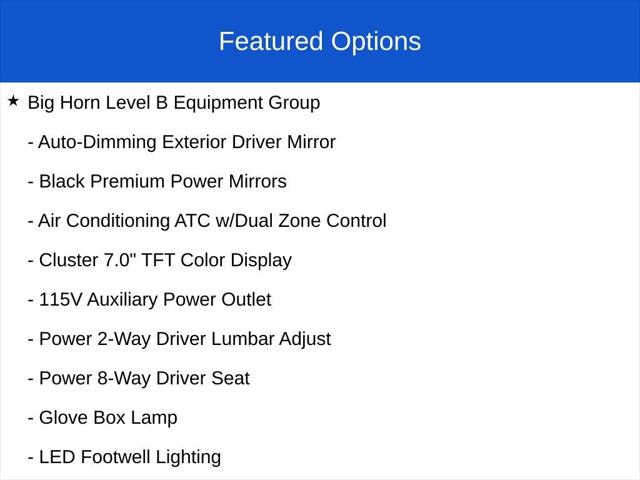2023 RAM 1500 Big Horn Crew Cab 4x4 57 Box 2023 RAM 1500 Big Horn Crew Cab 4x4 57 Box
