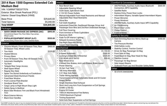 2014 RAM 1500 Express