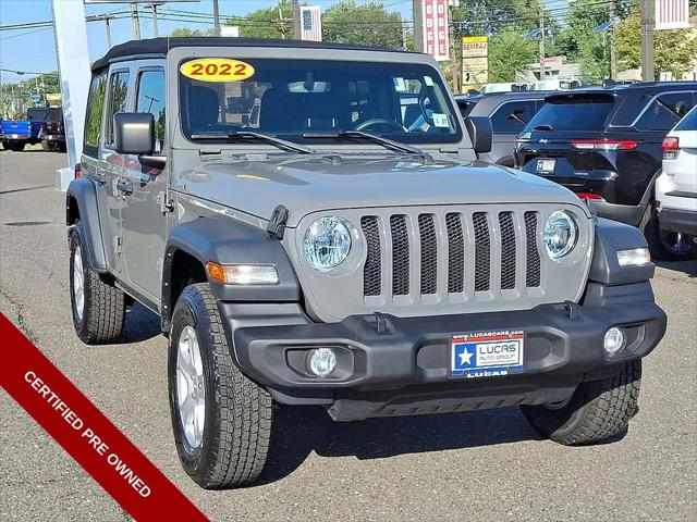 2022 Jeep Wrangler Unlimited Sport S 4x4 2022 Jeep Wrangler Unlimited Sport S 4x4