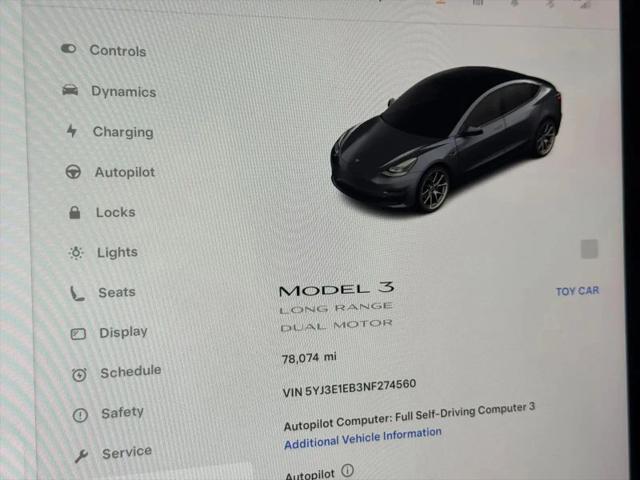 2022 Tesla Model 3 Long Range Dual Motor All-Wheel Drive