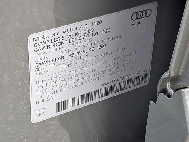 2021 Audi Q3 Premium 45 TFSI S line quattro Tiptronic
