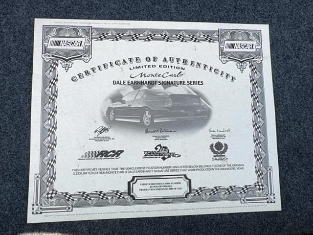 2002 Chevrolet Monte Carlo SS