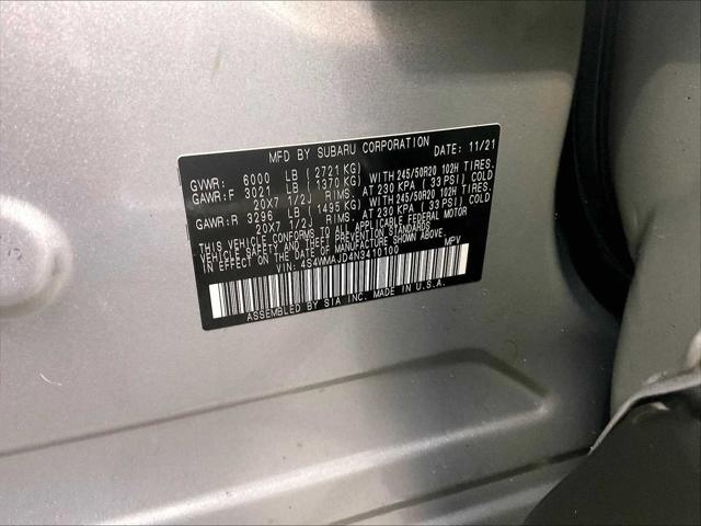 2022 Subaru Ascent Onyx Edition