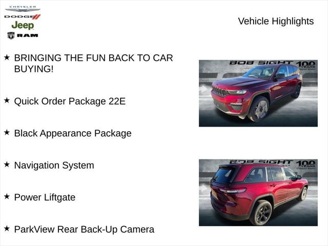 2025 Jeep Grand Cherokee GRAND CHEROKEE LIMITED 4X4 2025 Jeep Grand Cherokee GRAND CHEROKEE LIMITED 4X4