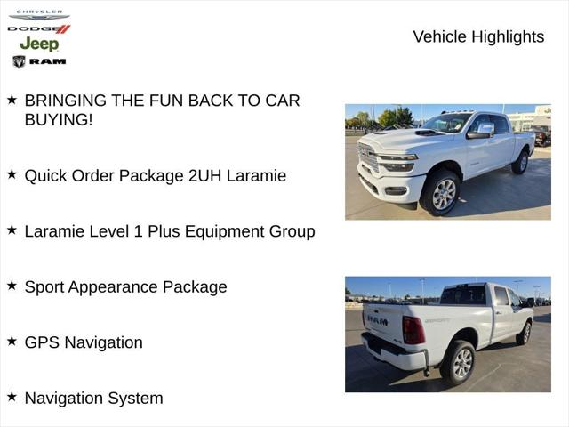 2026 RAM Ram 2500 RAM 2500 LARAMIE CREW CAB 4X4 64 BOX 2026 RAM Ram 2500 RAM 2500 LARAMIE CREW CAB 4X4 64 BOX