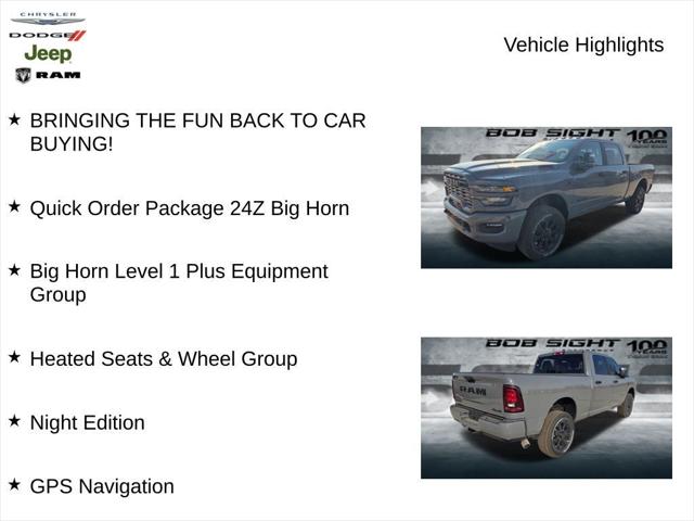 2026 RAM Ram 2500 RAM 2500 BIG HORN CREW CAB 4X4 64 BOX 2026 RAM Ram 2500 RAM 2500 BIG HORN CREW CAB 4X4 64 BOX