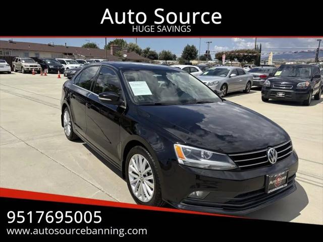 2015 Volkswagen Jetta 1.8T SE for sale in Banning, CA
