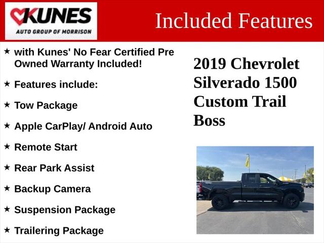 2019 Chevrolet Silverado 1500 Custom Trail Boss 2019 Chevrolet Silverado 1500 Custom Trail Boss
