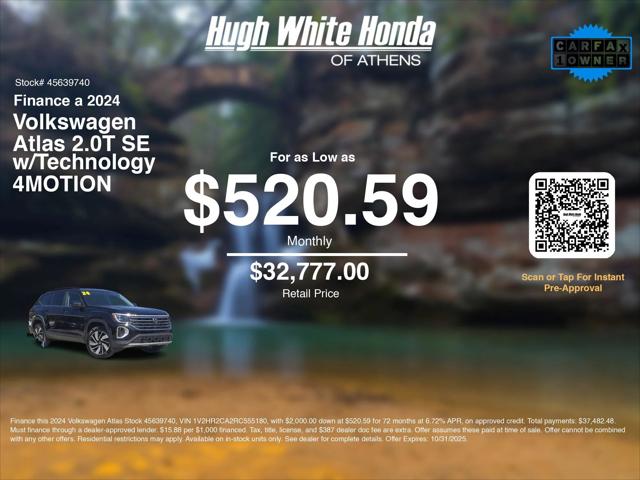 2024 Volkswagen Atlas 2.0T SE w/Technology
