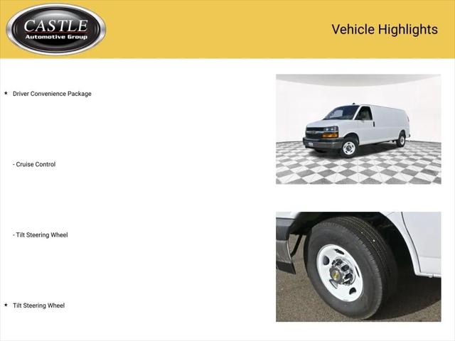 2025 Chevrolet Express Cargo Van RWD 2500 Extended Wheelbase WT