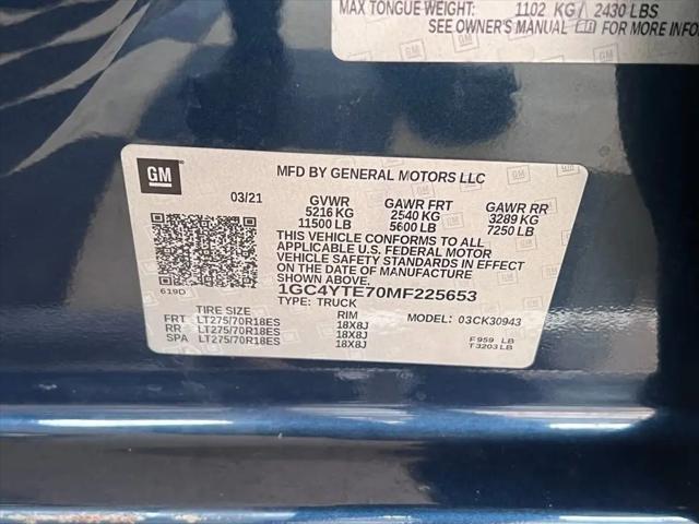 2021 Chevrolet Silverado 3500HD 4WD Crew Cab Long Bed LT