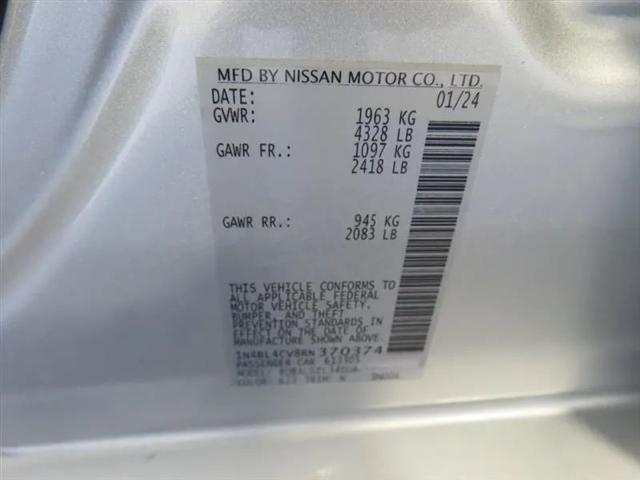 2024 Nissan Altima SR FWD