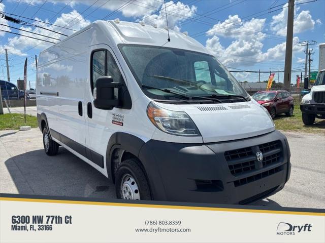 2018 Ram ProMaster 2500 Cargo Van High Roof 159" WB for sale in Miami, FL