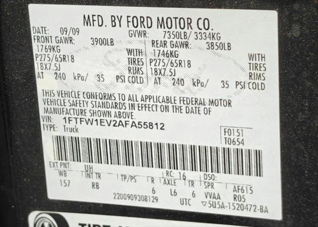 2010 Ford F-150 FX4