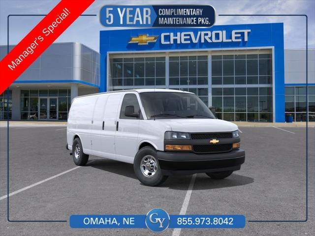 2025 Chevrolet Express Cargo Van RWD 3500 Extended Wheelbase WT for sale in Omaha, NE
