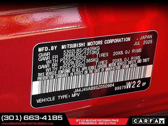 2025 Mitsubishi Outlander SE 2.5 S-AWC