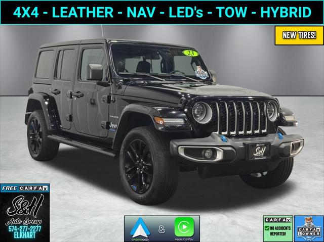 2023 Jeep Wrangler 4xe Sahara 4x4 for sale in Osceola, IN