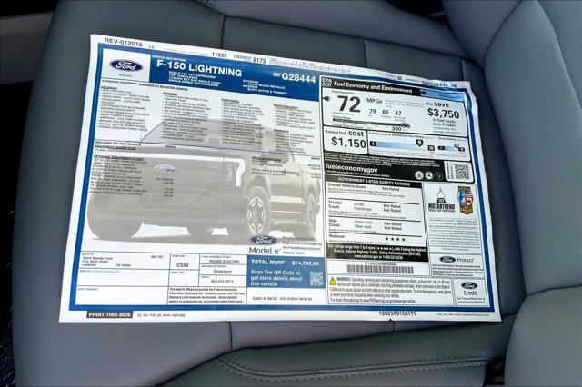 New 2025 Ford F-150 Lightning For Sale in Lubbock, TX