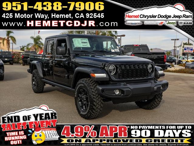 2025 Jeep Gladiator GLADIATOR WILLYS 4X4 2025 Jeep Gladiator GLADIATOR WILLYS 4X4