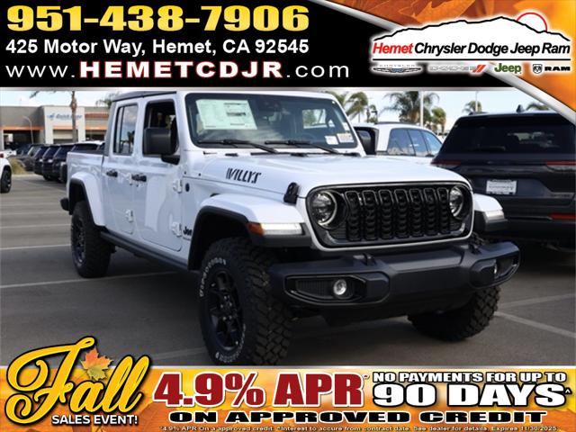 2025 Jeep Gladiator GLADIATOR WILLYS 4X4 2025 Jeep Gladiator GLADIATOR WILLYS 4X4