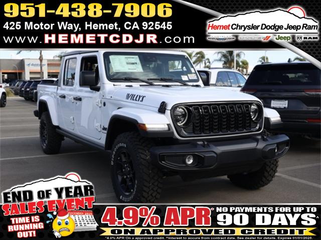 2025 Jeep Gladiator GLADIATOR WILLYS 4X4 2025 Jeep Gladiator GLADIATOR WILLYS 4X4