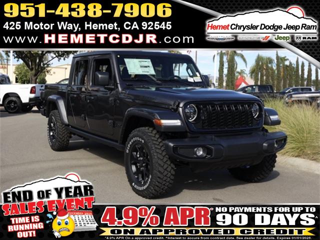 2025 Jeep Gladiator GLADIATOR WILLYS 4X4 2025 Jeep Gladiator GLADIATOR WILLYS 4X4