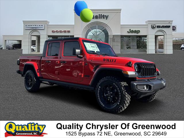 2025 Jeep Gladiator GLADIATOR WILLYS 4X4 2025 Jeep Gladiator GLADIATOR WILLYS 4X4