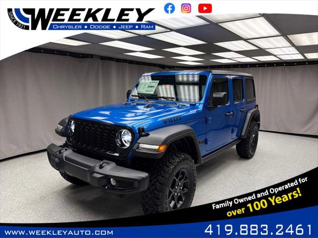 2026 Jeep Wrangler WRANGLER 4-DOOR WILLYS 2026 Jeep Wrangler WRANGLER 4-DOOR WILLYS