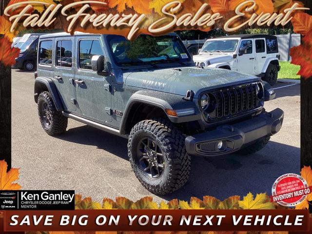 2026 Jeep Wrangler WRANGLER 4-DOOR WILLYS 2026 Jeep Wrangler WRANGLER 4-DOOR WILLYS