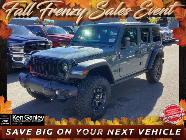 2026 Jeep Wrangler WRANGLER 4-DOOR WILLYS 2026 Jeep Wrangler WRANGLER 4-DOOR WILLYS