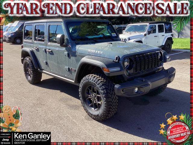 2026 Jeep Wrangler WRANGLER 4-DOOR WILLYS 2026 Jeep Wrangler WRANGLER 4-DOOR WILLYS