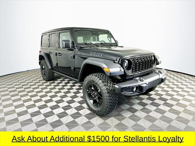 2026 Jeep Wrangler WRANGLER 4-DOOR WILLYS 2026 Jeep Wrangler WRANGLER 4-DOOR WILLYS