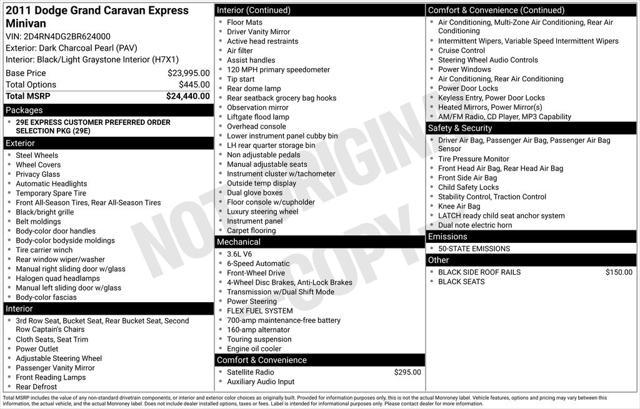 2011 Dodge Grand Caravan Express