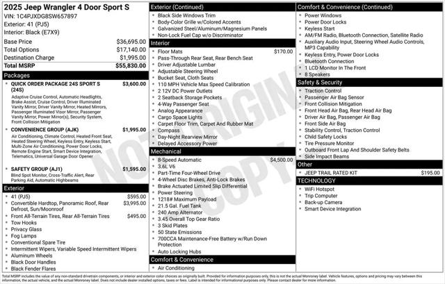 2025 Jeep Wrangler 4-Door Summit 4x4