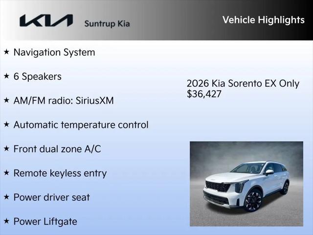 2026 Kia Sorento EX