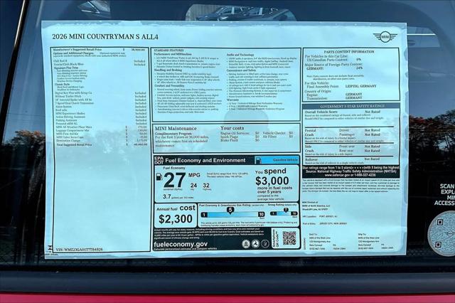 2026 MINI Cooper Countryman Cooper S