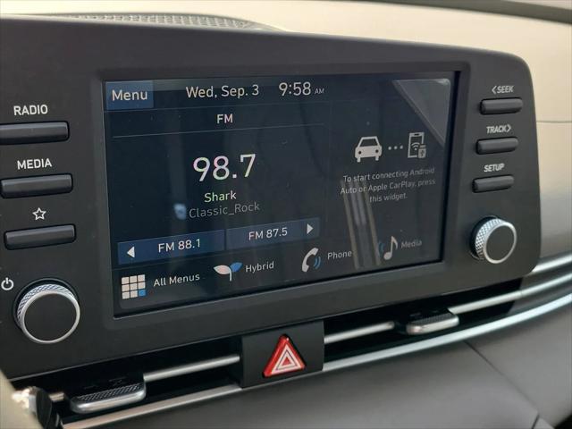 2025 Hyundai Elantra Hybrid Blue