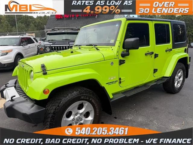 2013 Jeep Wrangler Unlimited Sahara for sale in Woodford, VA