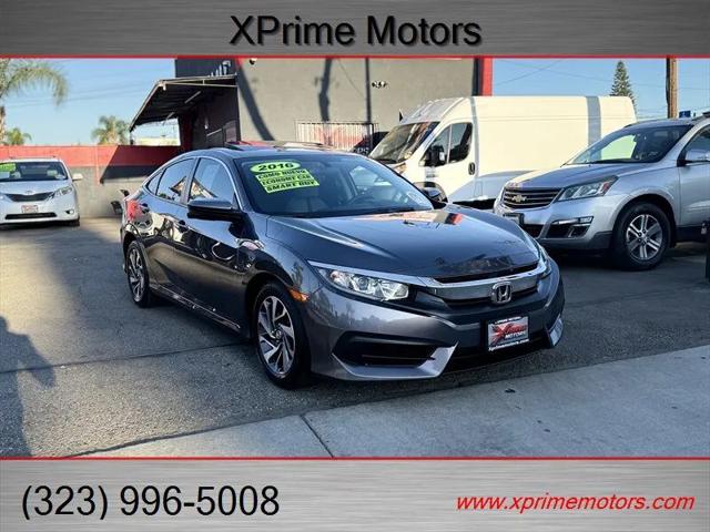 2016 Honda Civic EX for sale in South Gate, CA