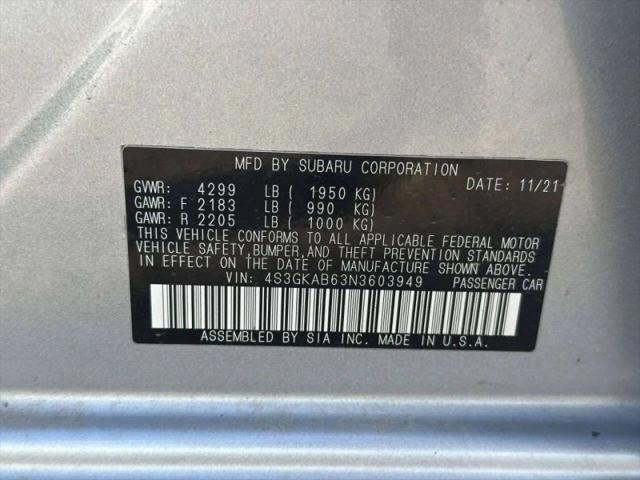 2022 Subaru Impreza Base Sedan