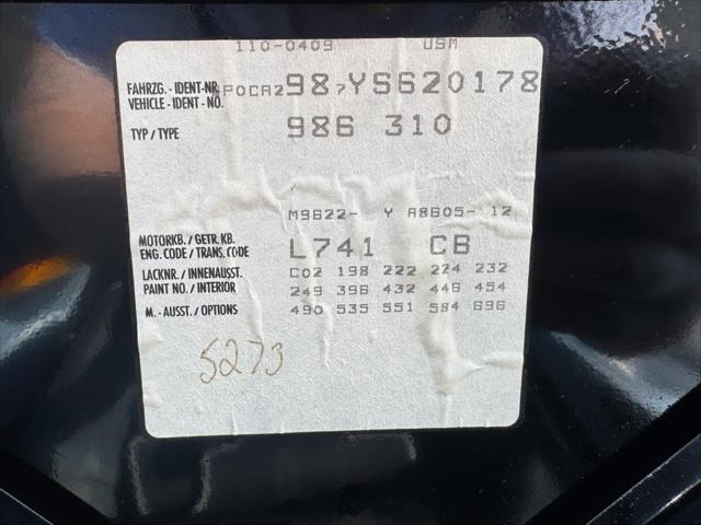 2000 Porsche Boxster Convertible